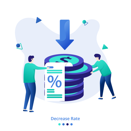 Illustration Decrease Rate  Illustration