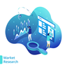 illustration stock market data