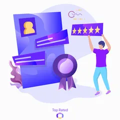 Illustration Service Client Vol 2 Pack d'Illustrations
