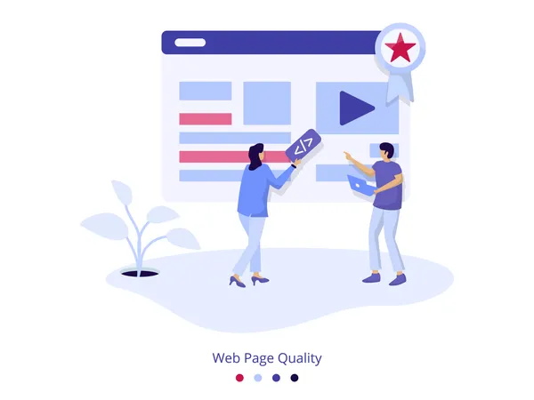 Illustration Web Page Quality  Illustration