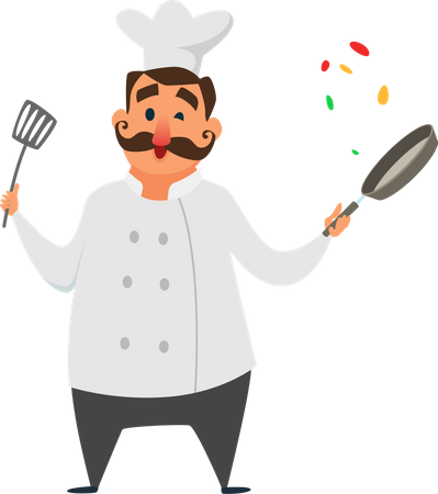 Illustrations homme femme chef professionnel action pose  Illustration