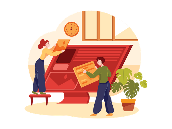 Image marketing  Illustration