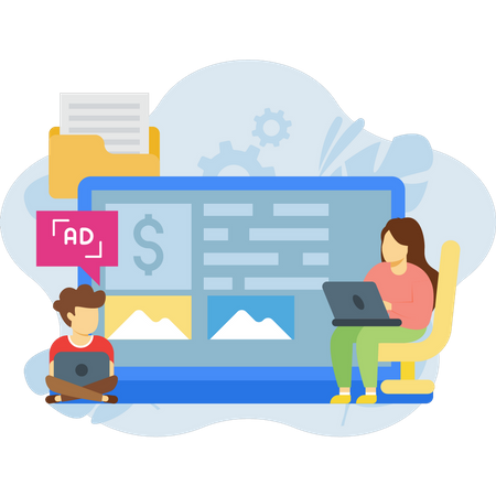 Imagewerbung  Illustration