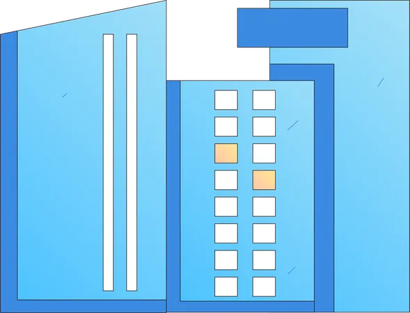 Immeuble de bureaux  Illustration