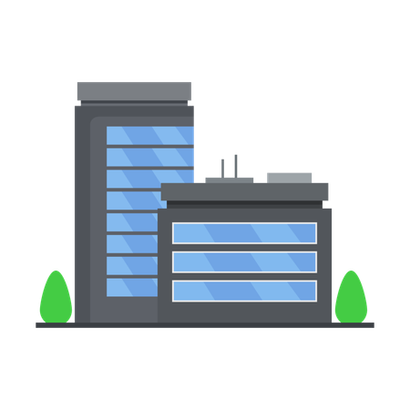 Immeuble de bureaux  Illustration