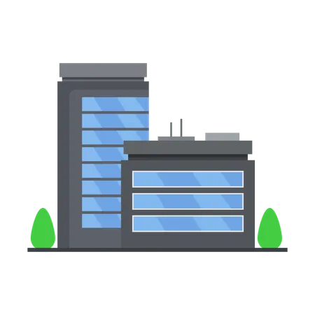 Immeuble de bureaux  Illustration