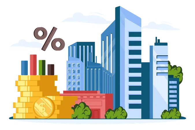 Immobilieninvestitionen  Illustration