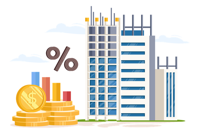 Immobilieninvestition  Illustration