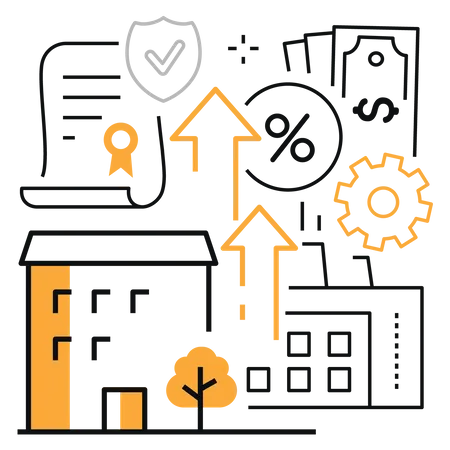 Immobilieninvestitionen  Illustration