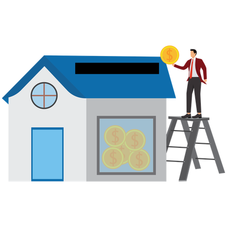 Immobilieninvestition  Illustration