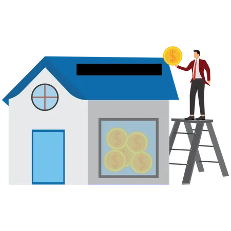 Immobilieninvestition  Illustration