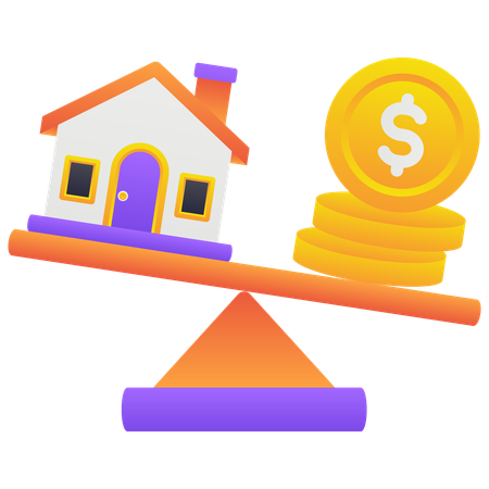 Immobilienwert ermitteln  Illustration