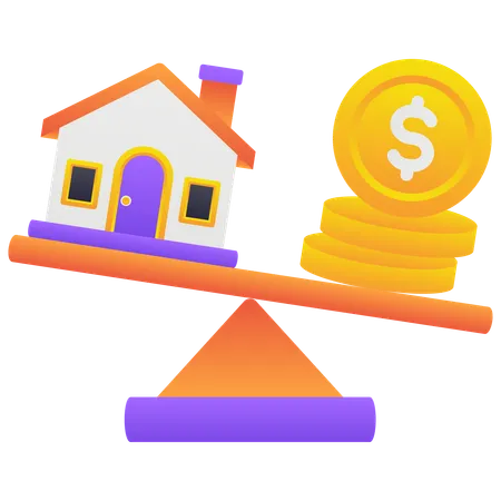 Immobilienwert ermitteln  Illustration