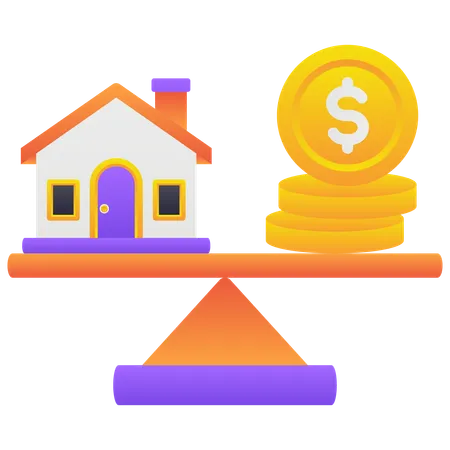 Immobilienwert ermitteln  Illustration