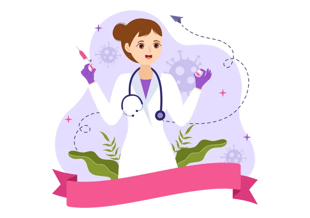Immunology Illustration With People Immune Protection System Helping To Get Rid Of Infections And Harmful Bacteria In Cartoon Hand Drawn Templates Illustration