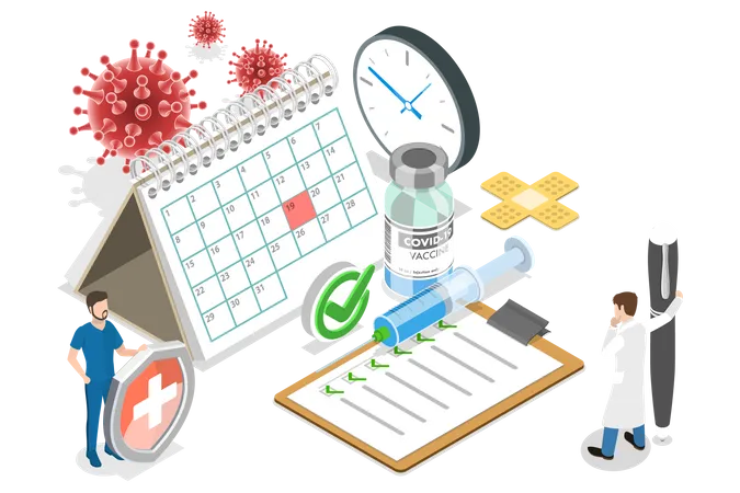 Immunization Schedule  Illustration