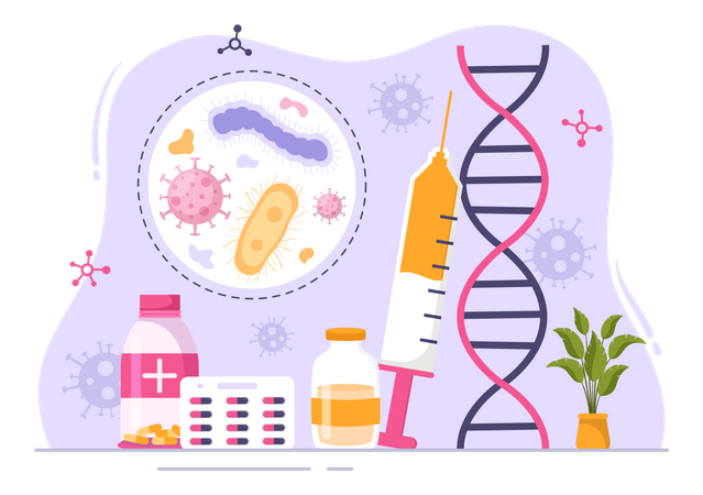 Immunology Protection System  Illustration