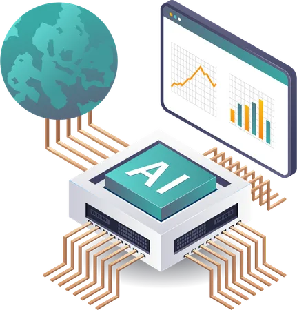 Impact of Artificial Intelligence on Global Dynamics  Illustration