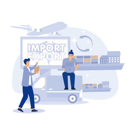 Import and export Illustration