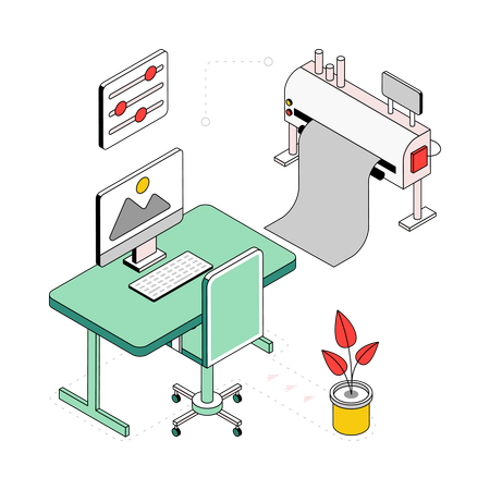 Impression numérique  Illustration