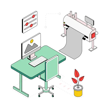 Impression numérique  Illustration