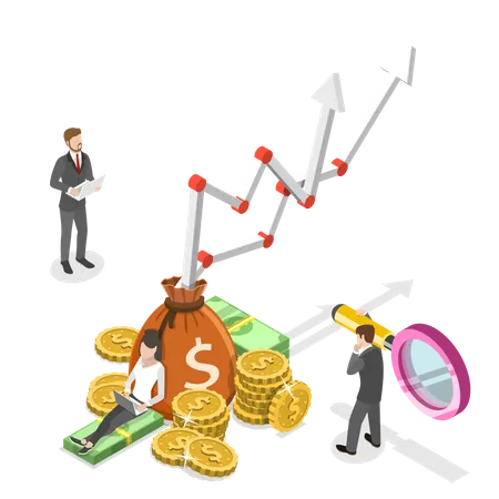 Income increase strategy Illustration