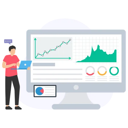 Income report analysis  Illustration