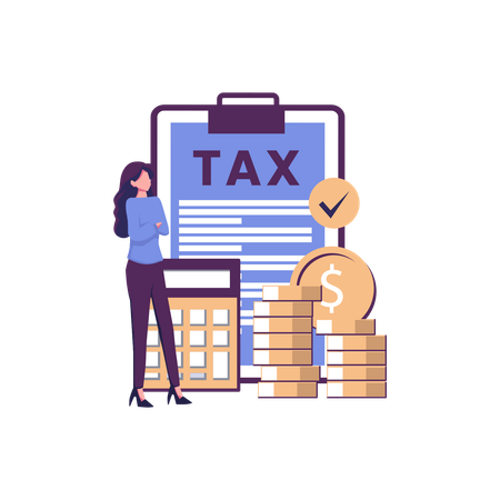 Income Tax payment  Illustration