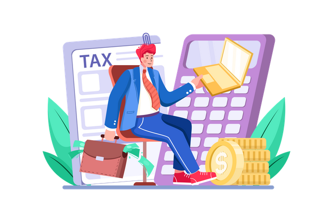 Income Tax Payment  Illustration