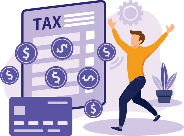 Income tax return  Illustration