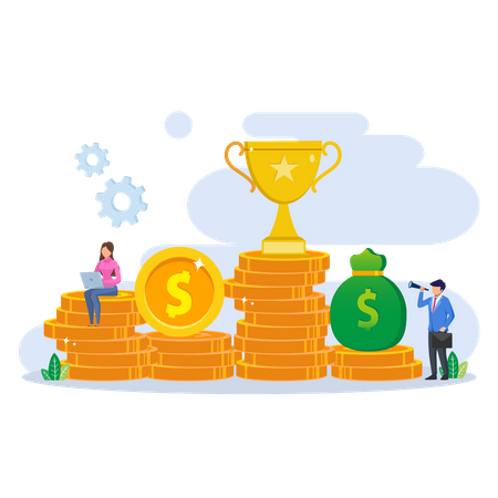 Increase Financial  Illustration