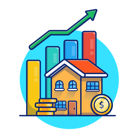 Increase home finance value Illustration