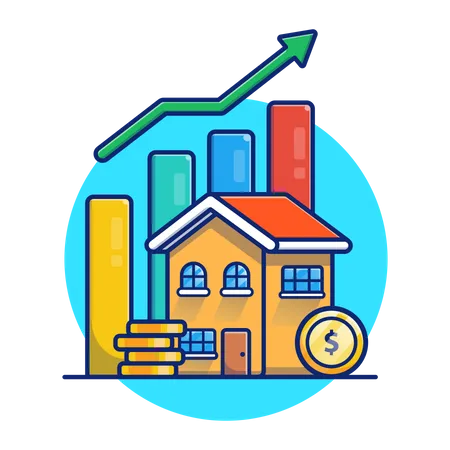 Increase home finance value Illustration