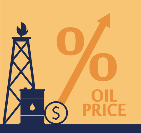Increase Oil Price  イラスト
