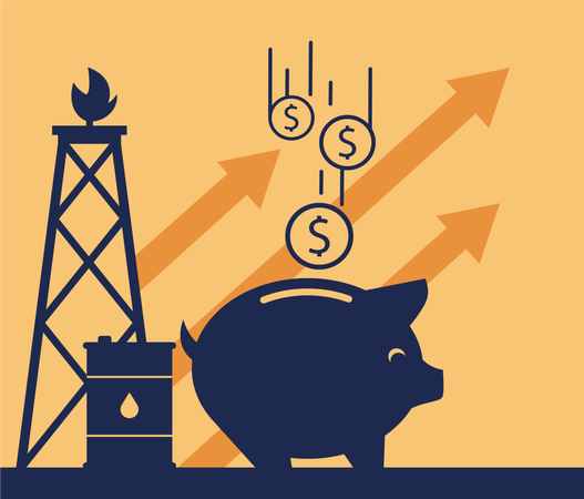 Increase Oil Price  Illustration