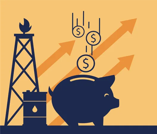 Increase Oil Price  Illustration