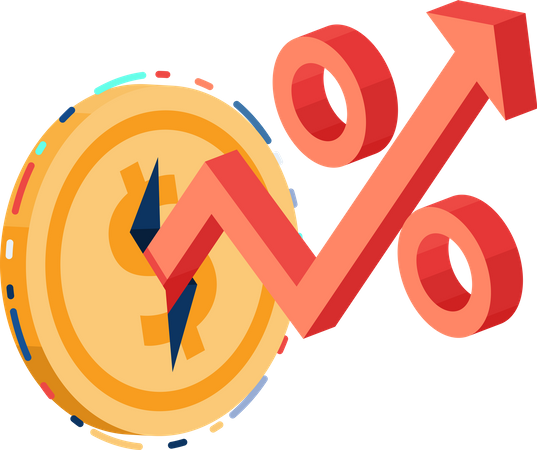 Increasing of Interest Rates  Illustration