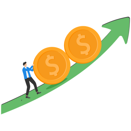 Increasing profit  Illustration