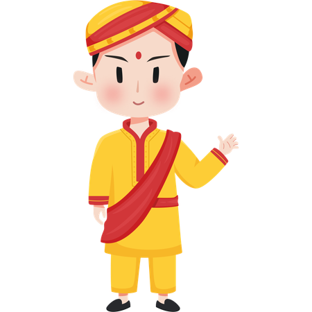 Sari indien  Illustration