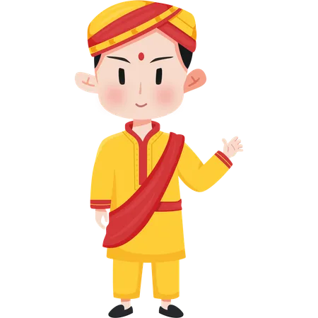 Sari indien  Illustration