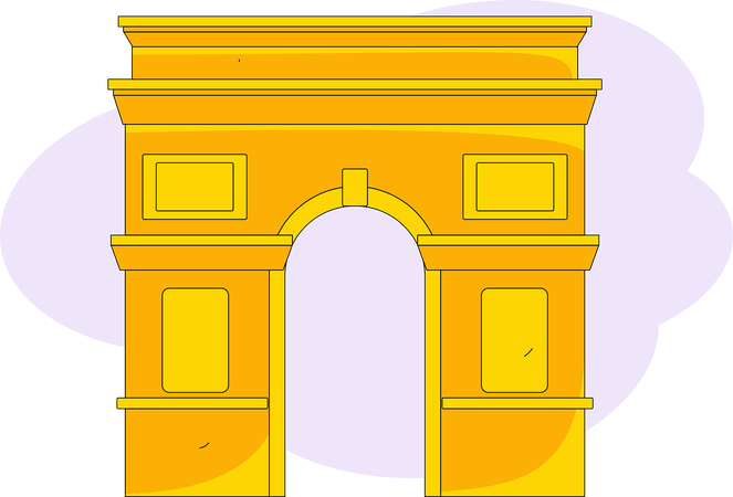 Portão da Índia  Ilustração
