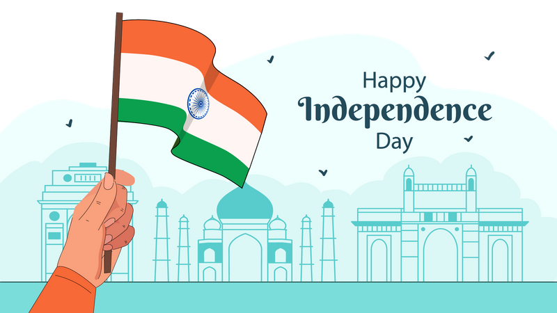India Independence Day Illustration