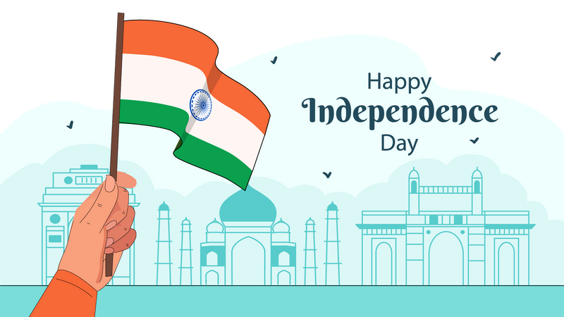 India Independence Day  Illustration