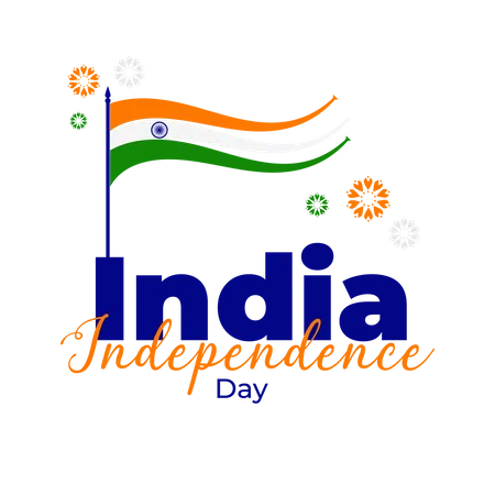 India National Day  Illustration