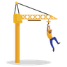 illustration for hammerhead crane