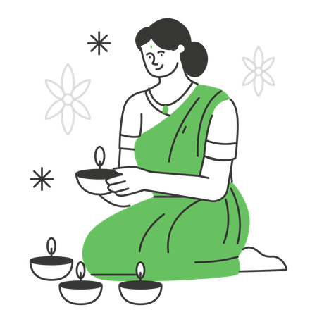 Indian Culture  Illustration