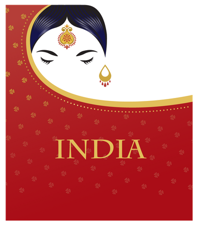 Indian culture poster  Illustration