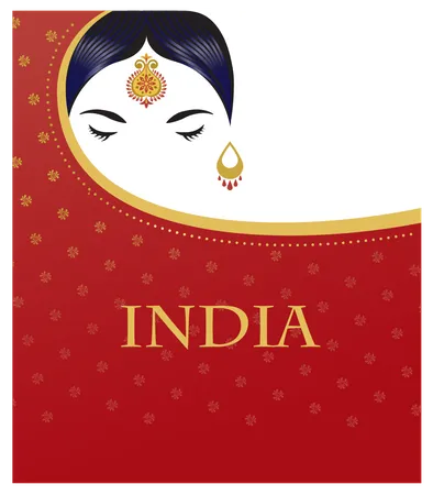 Indian culture poster  Illustration