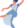 khathakali dancer illustration