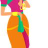illustration for indian dance